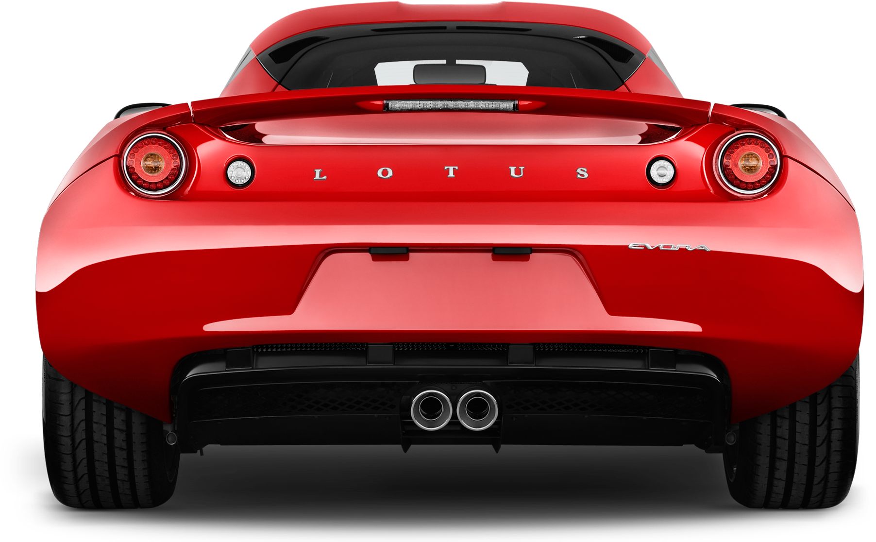 The Back Of A Red Sports Car