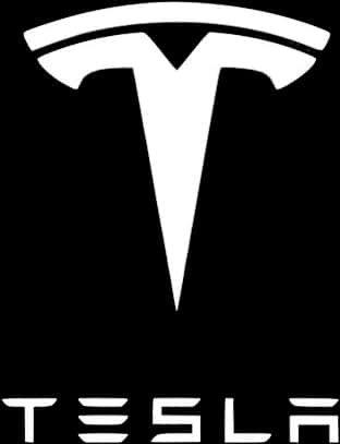 A White Logo On A Black Background