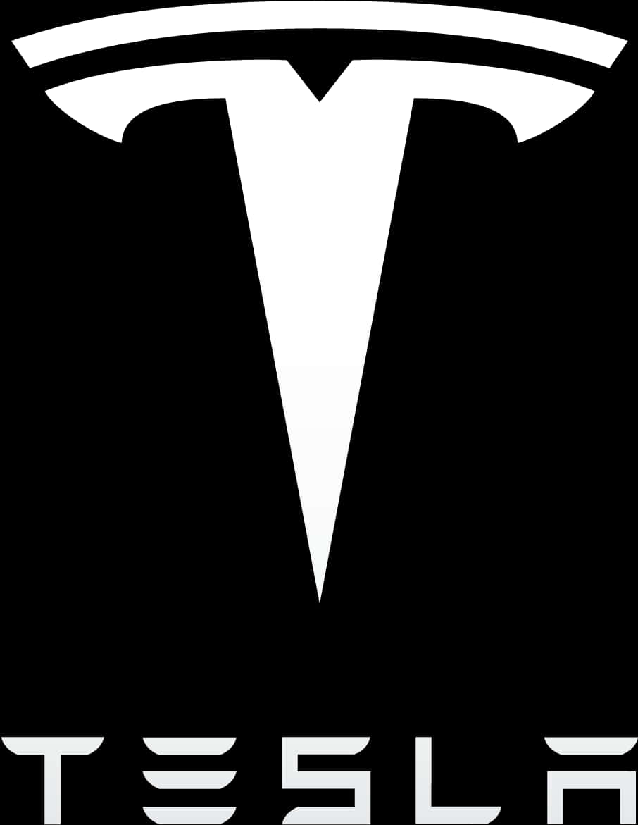 A White Logo On A Black Background