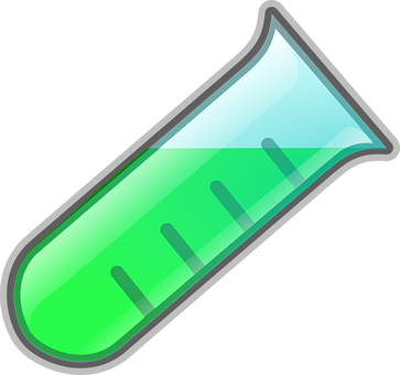 A Green Liquid In A Test Tube