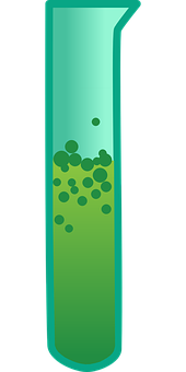 A Green Liquid In A Tube