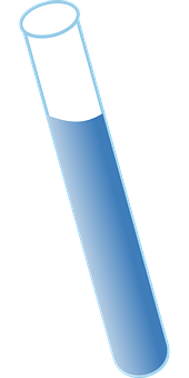 A Blue Tube With White Top