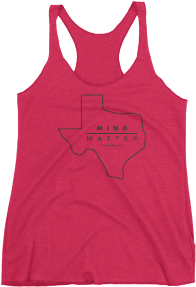 A Pink Tank Top With A Map Of Texas On It