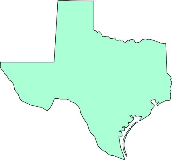 A Green Outline Of A State