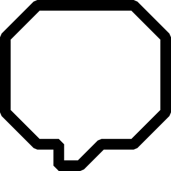 A White Octagon Shaped Object