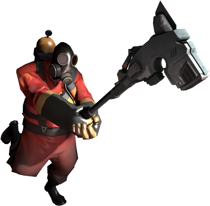 A Man In A Gas Mask Holding A Gun
