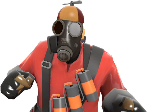 A Person Wearing A Gas Mask