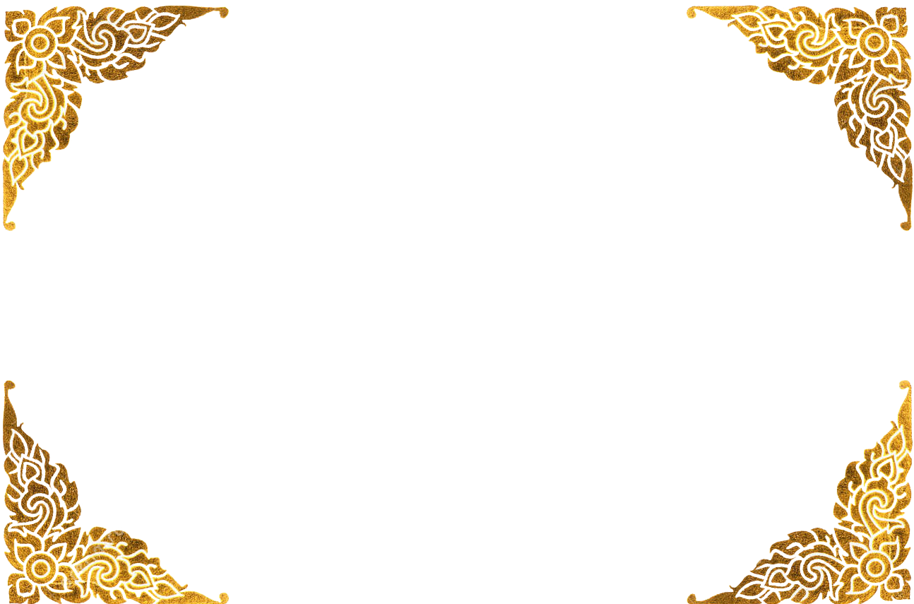 A Black Background With Gold And Black Border