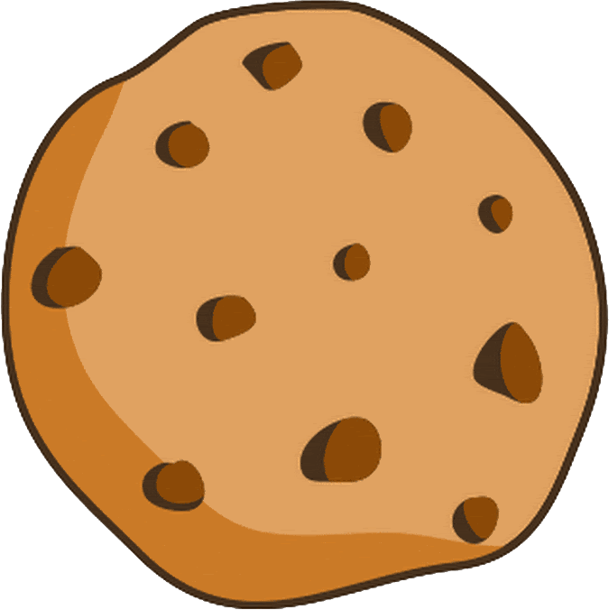 A Cookie With Brown Spots