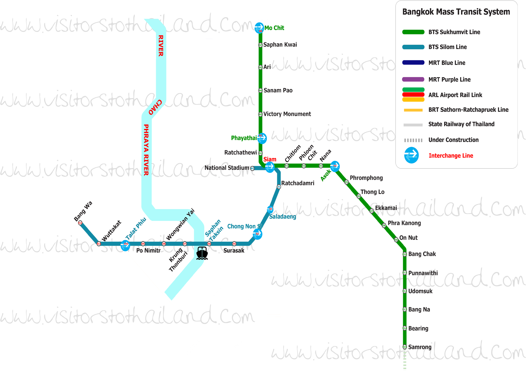 A Map Of A Subway System