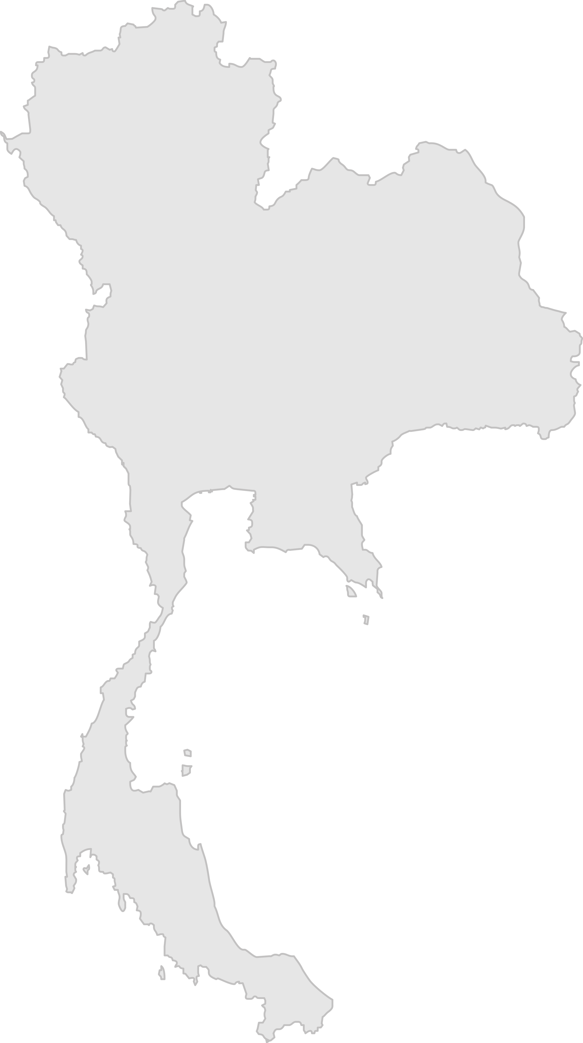 A White Outline Of A Map