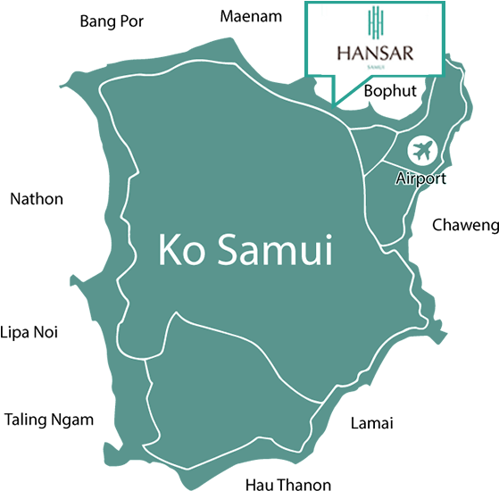 A Map Of Ko Samui