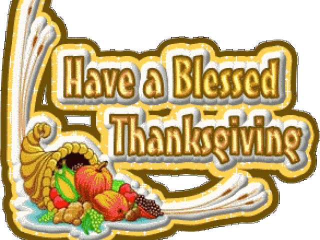 A Thanksgiving Sign With Text