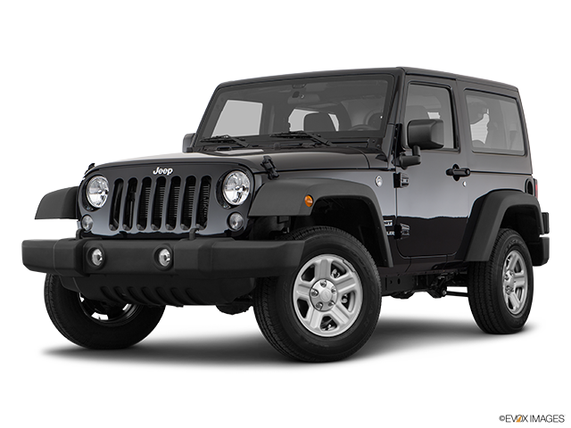 A Black Jeep With A Black Background