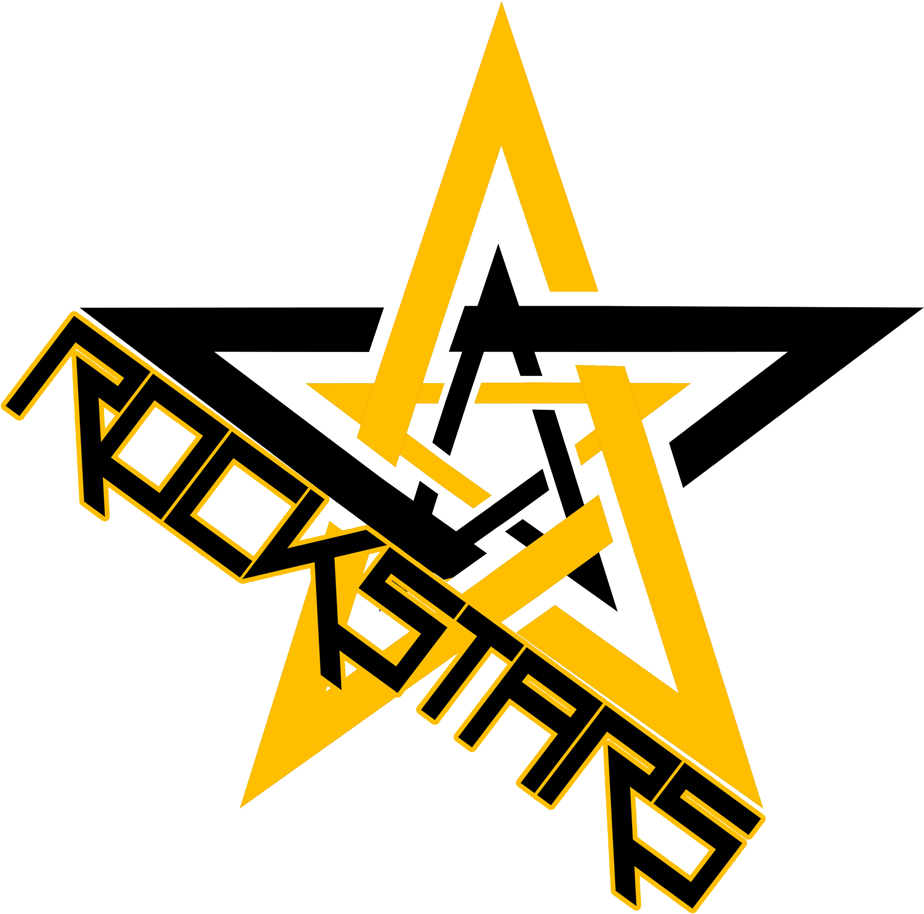 A Yellow Star With Black Text