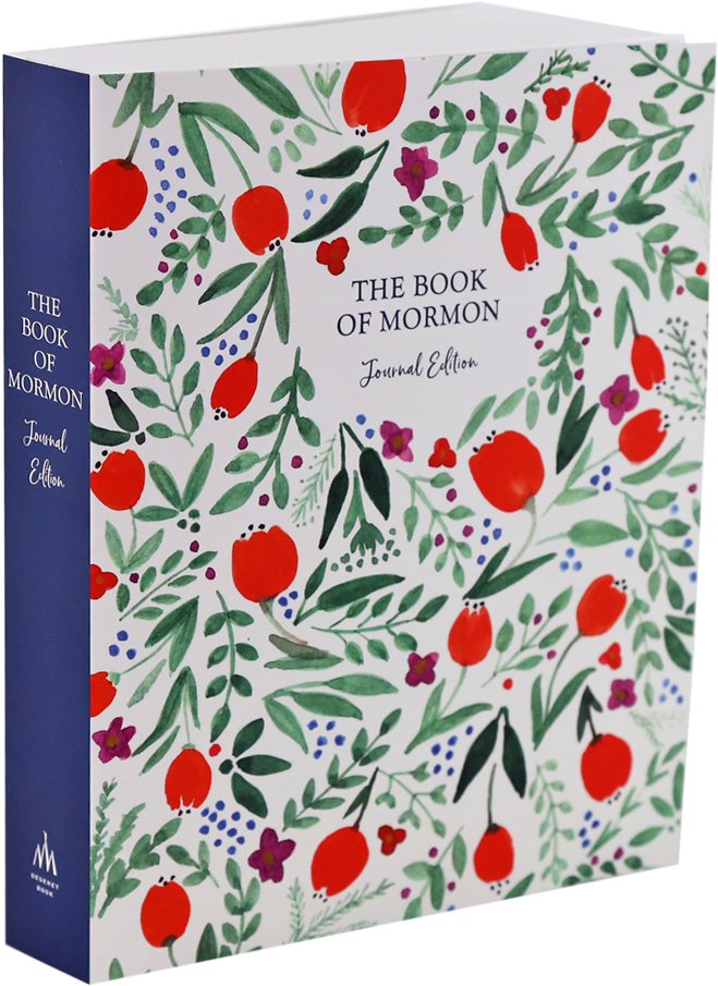 A Book Cover With Flowers And Leaves