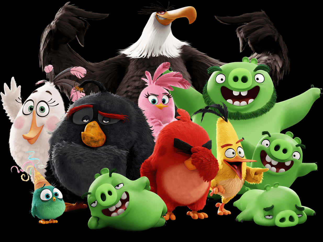 3d Angry Birds Characters