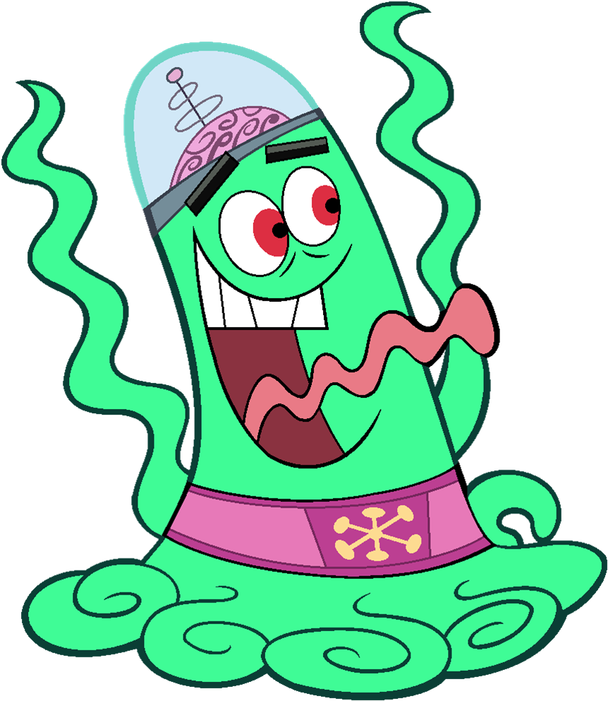 Cartoon Character With A Hat And Mouth Open