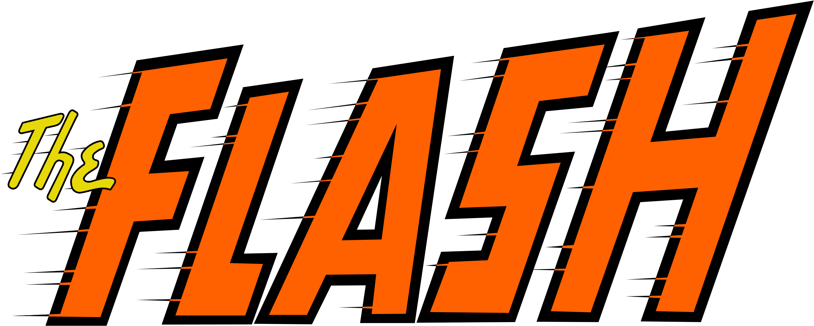 A Black And Orange Text