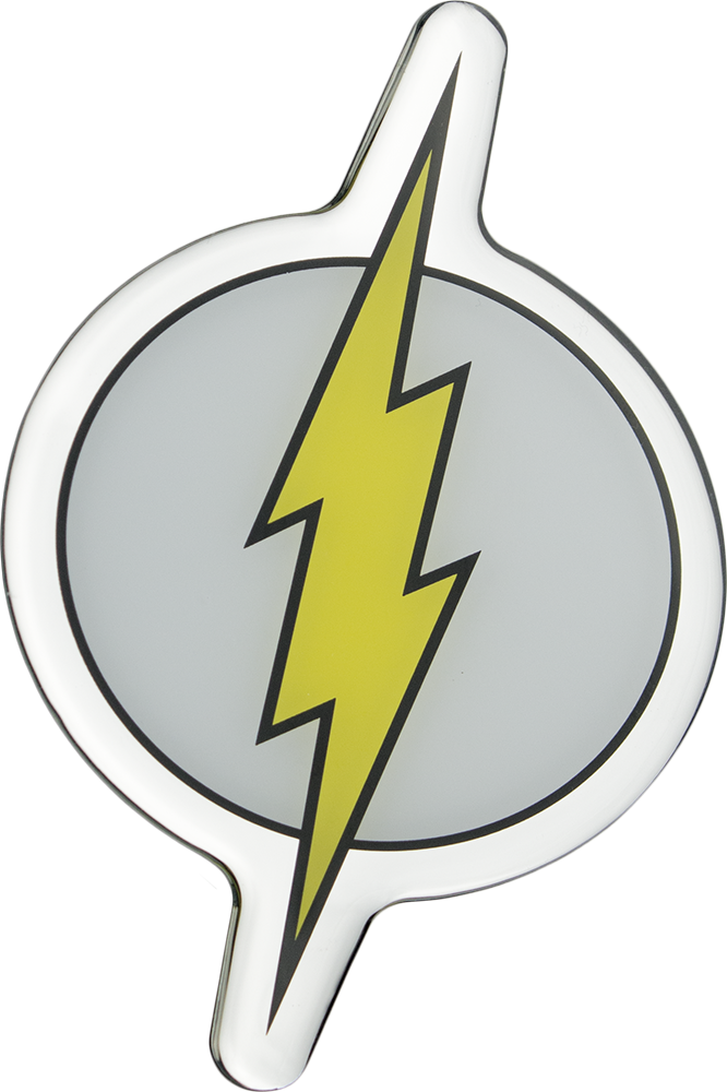 A Yellow Lightning Bolt In A Circle