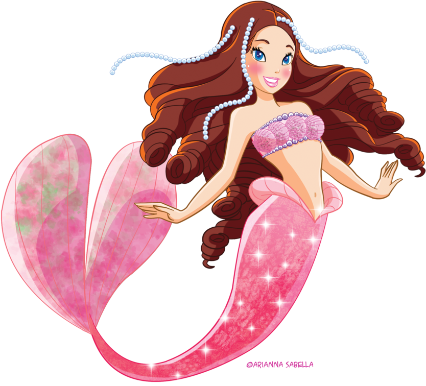 The Little Mermaid, - Little Mermaid Pink Png, Transparent Png