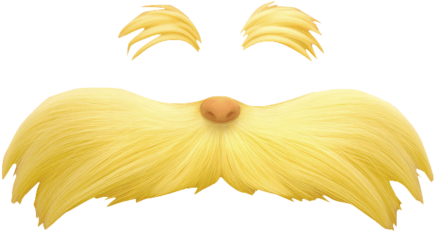 A Yellow Mustache And Nose