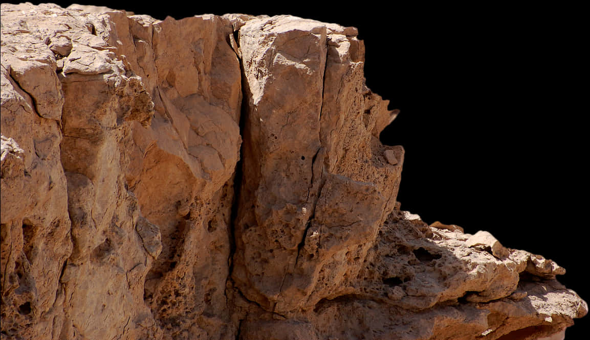 A Close-up Of A Rock