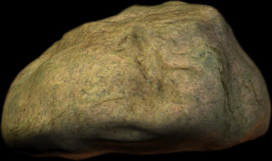 A Close Up Of A Rock