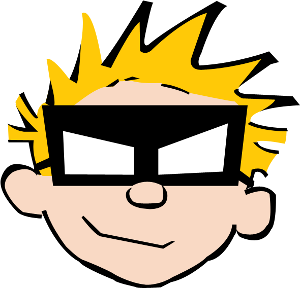 Cartoon Of A Boy Wearing Glasses