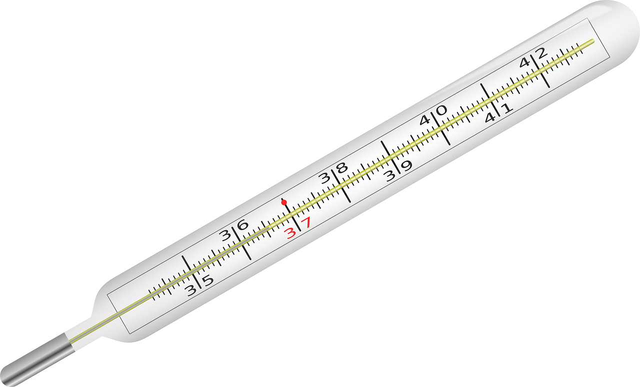A Thermometer With Numbers And A Black Background