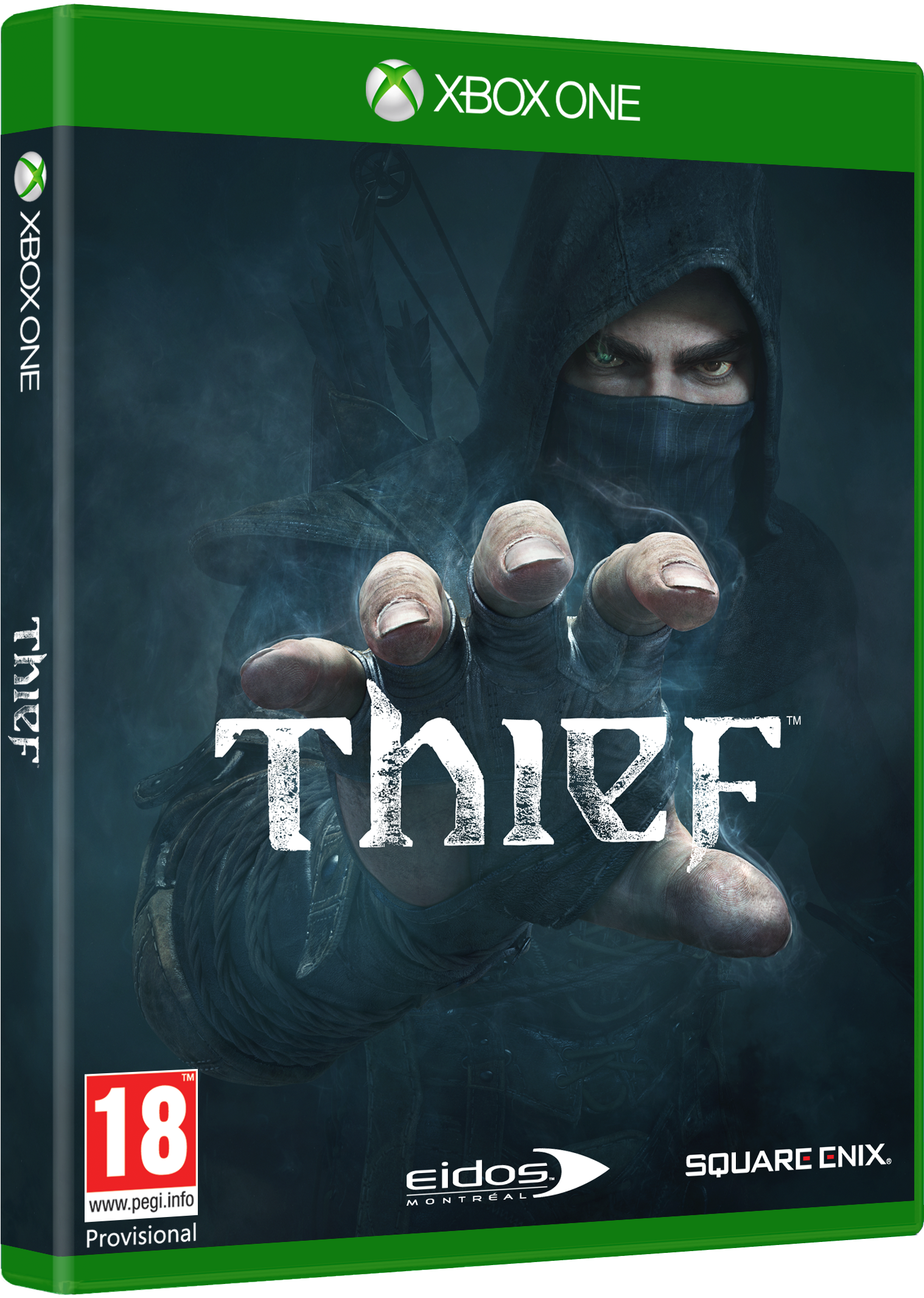 A Video Game Cover With A Person In A Black Hood