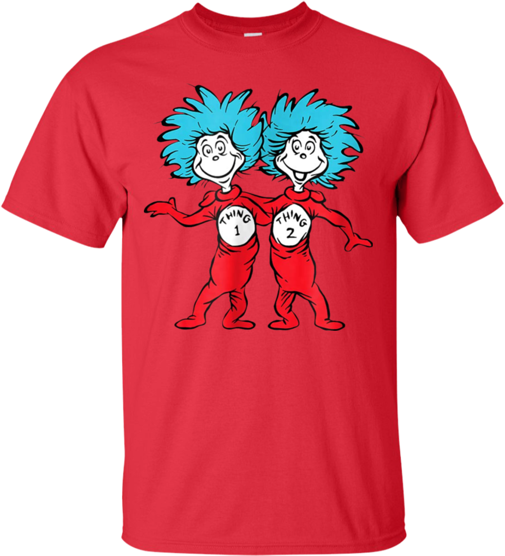 Thing 1 And Thing 2 Png 1039 X 1143