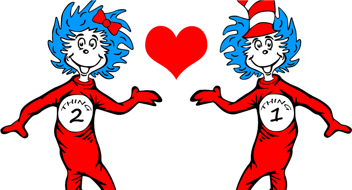 Thing 1 And Thing 2 Png 1171 X 631