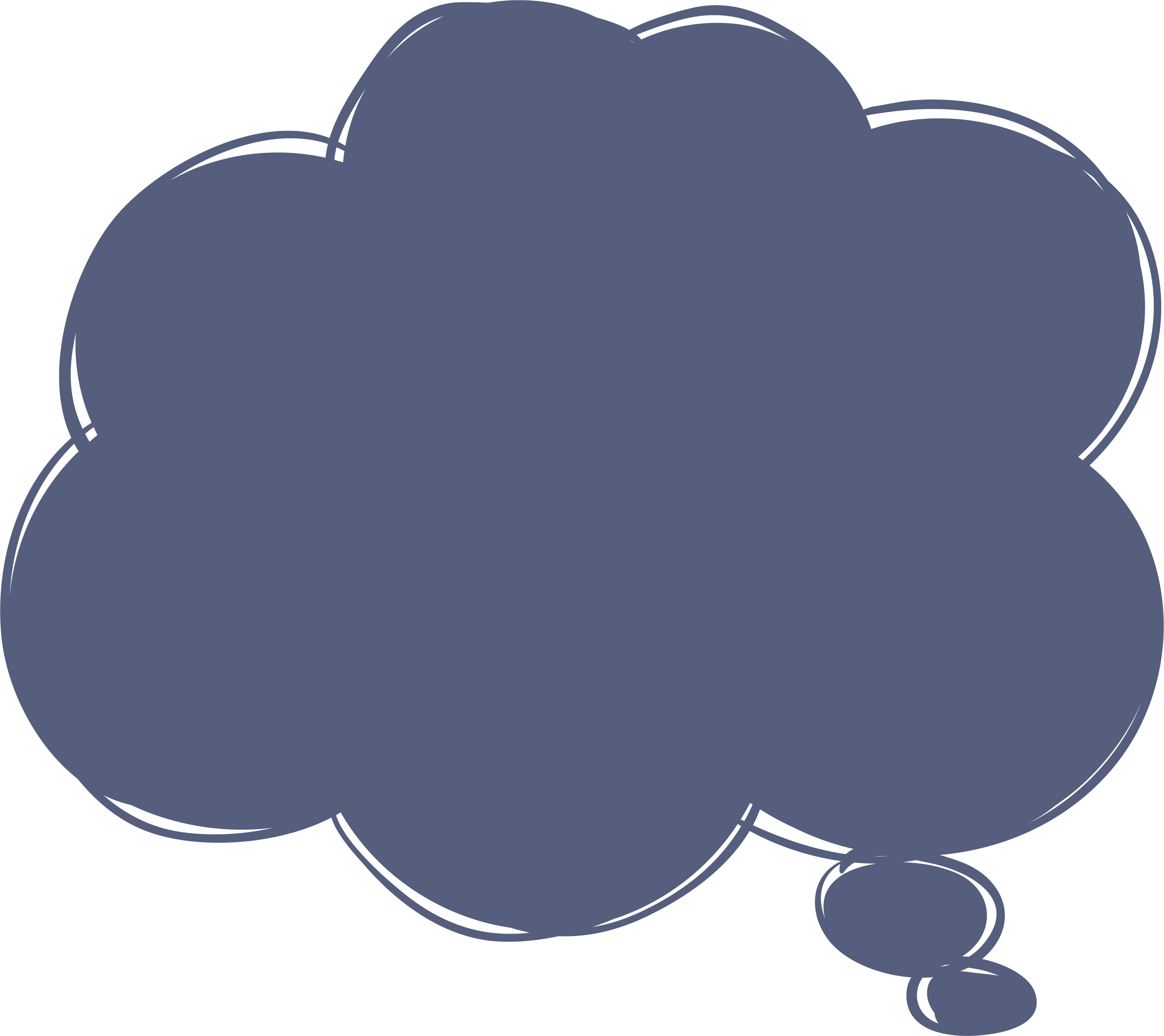 A Blue Cloud With Black Background