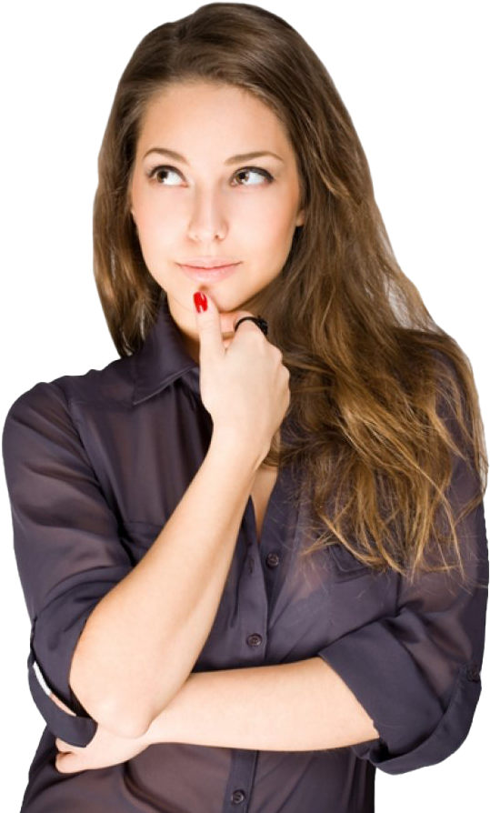 Thinking Woman Png 539 X 894