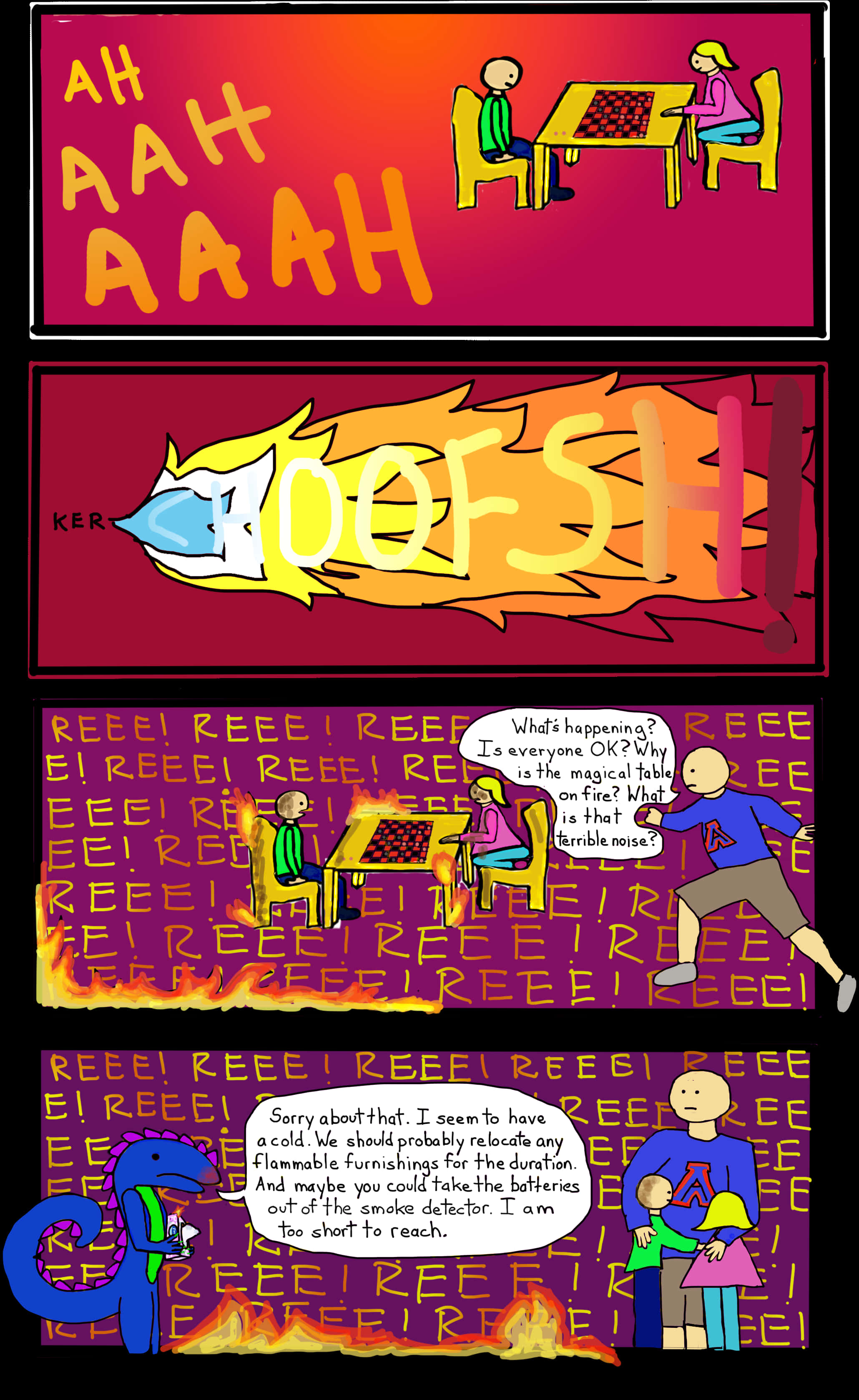 This Reminds Me - Smoke Detector Comic Fire, Hd Png Download
