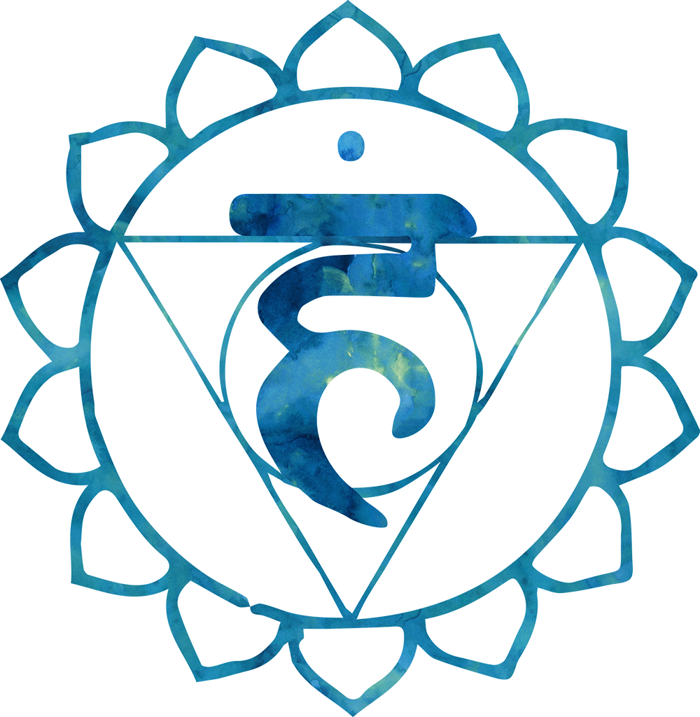 A Blue Symbol In A Circle