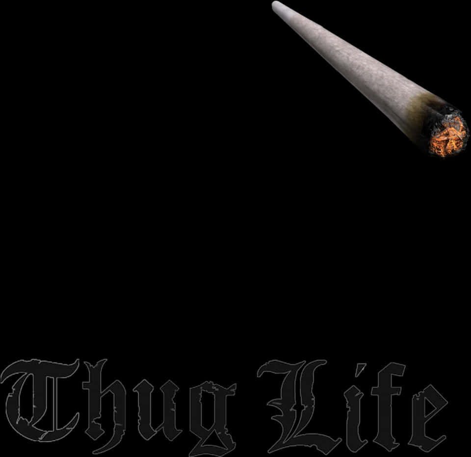Thug Life Cigarette Png , Png Download - Thug Life Joint Transparent, Png Download