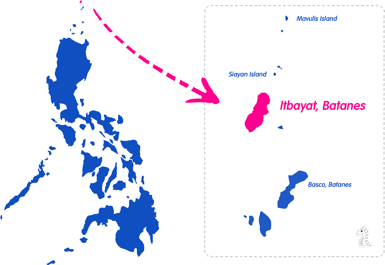 A Map Of The Philippines And The Philippines