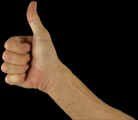 A Hand Giving A Thumbs Up