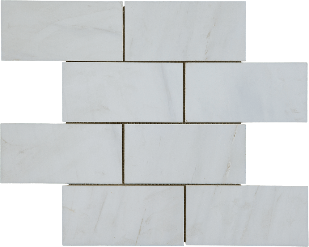A White Rectangular Tile On A Black Background
