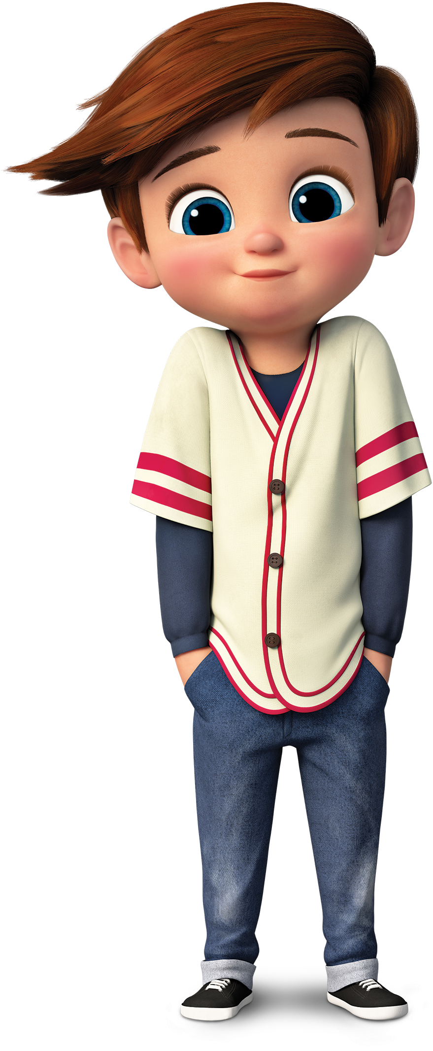 A Cartoon Character With A Baseball Jersey