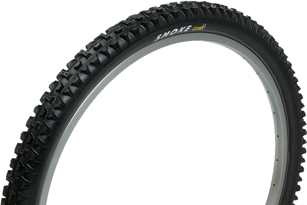 A Bicycle Tire With Treads