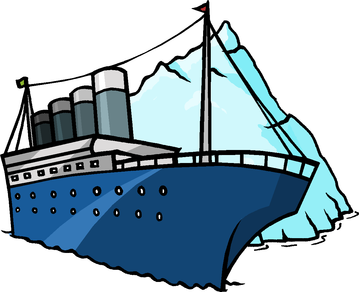 A Cartoon Of A Ship