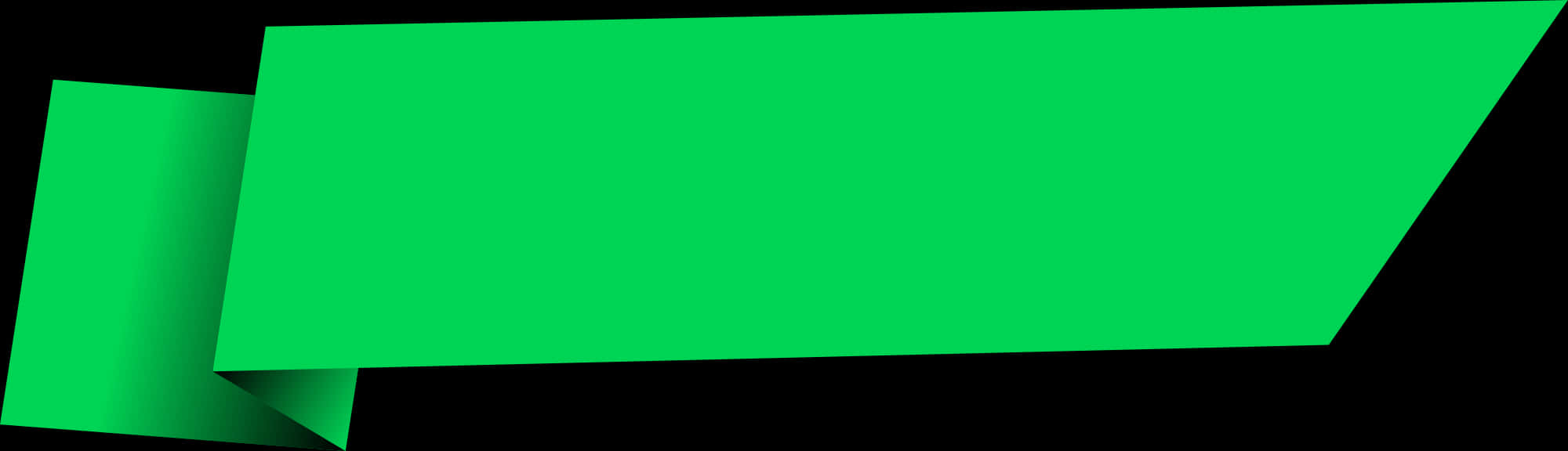 A Green Screen With A Black Border