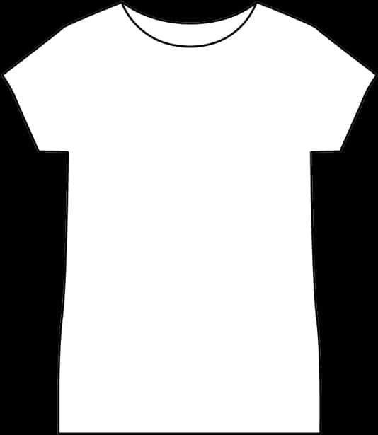 Toddler Girl T-shirt Custom White - Back White T Shirt Template, Hd Png Download