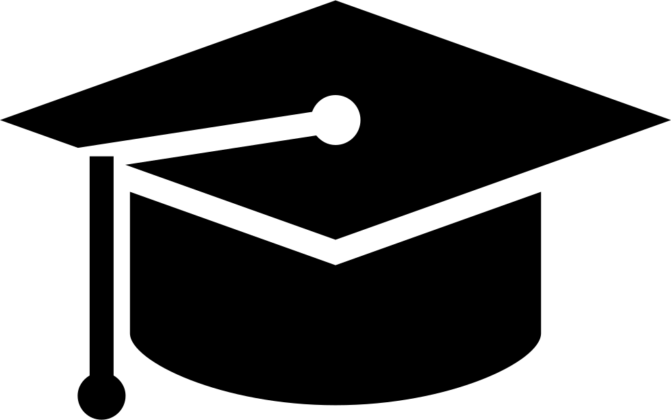 A Black And White Image Of A Graduation Cap