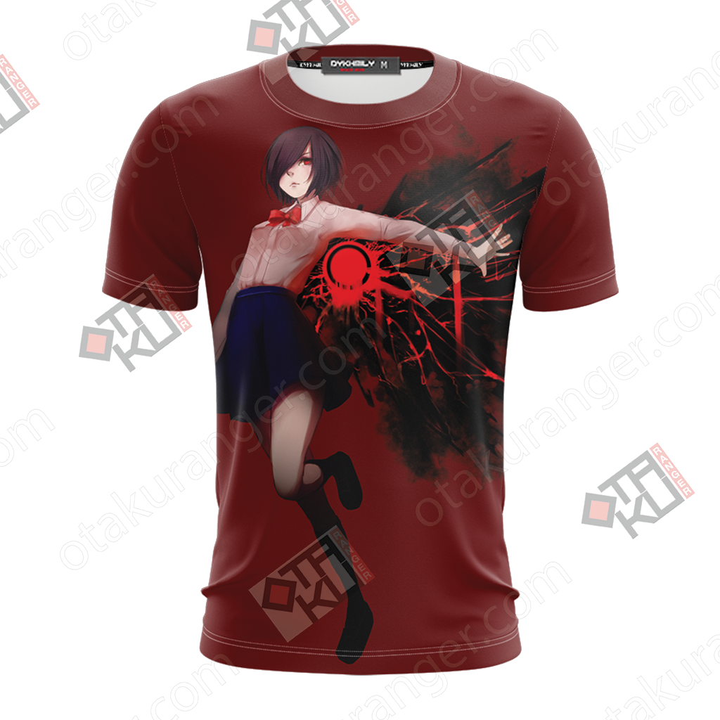 A Red Shirt With A Cartoon Character On It