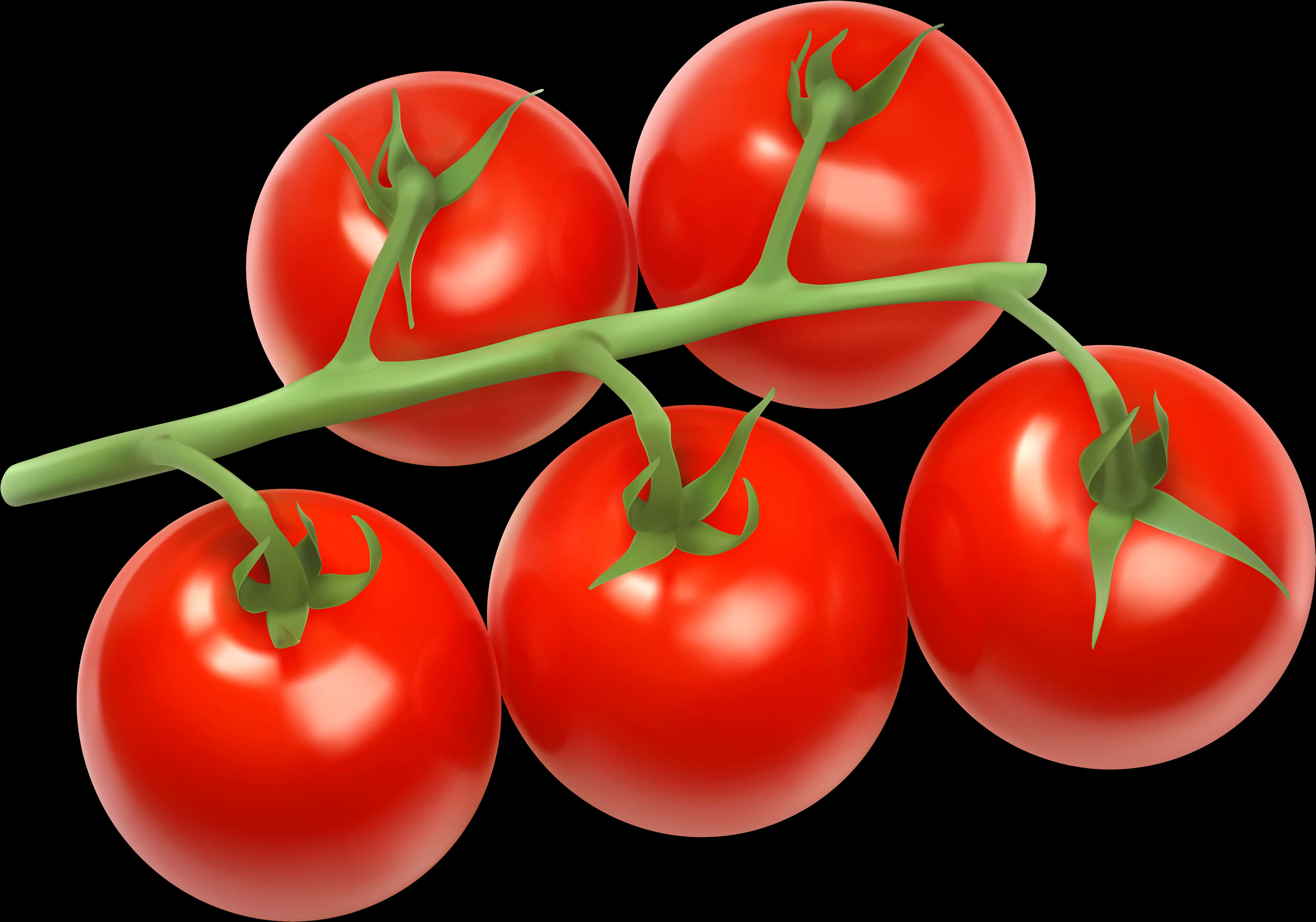 Tomatoes Branch Png Clipart - Tomatoes Png, Transparent Png
