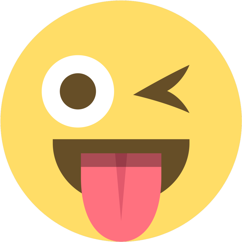 Tongue Out Emoji Png 963 X 963